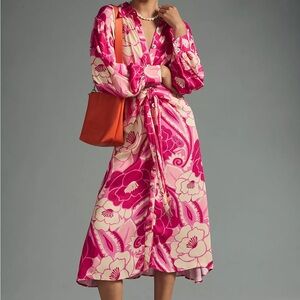 Farm Rio Tropical Groove Shirt Dress XS